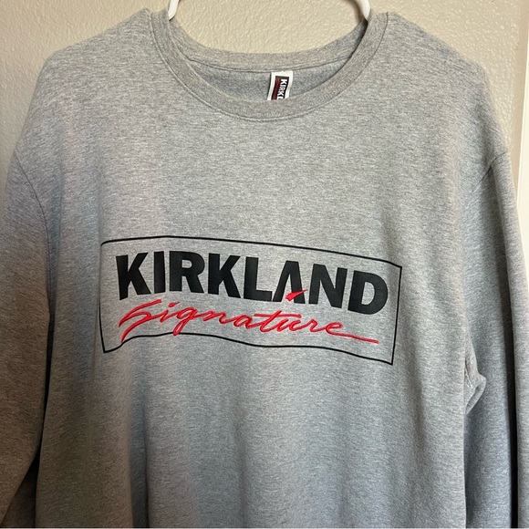 Kirkland Signature Light Gray Crewneck Sweater - Picture 2 of 4